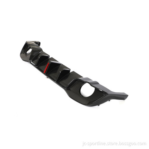 Dry Carbon Golf MK8 Rear Diffuser for VW Golf VIII 8 GTI 4-Door 2021-2023
